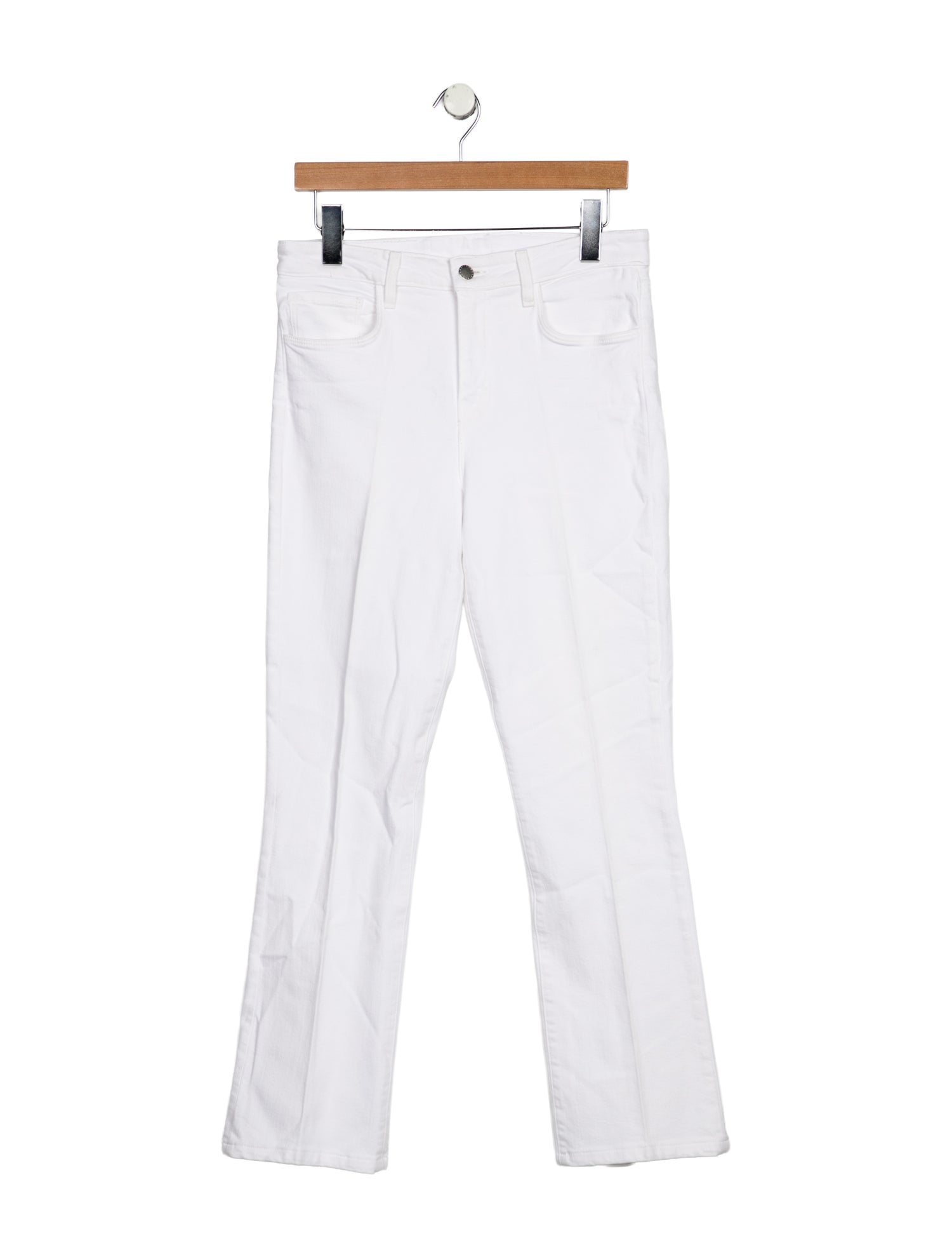L'Agence Mid-Rise Straight Leg Jeans