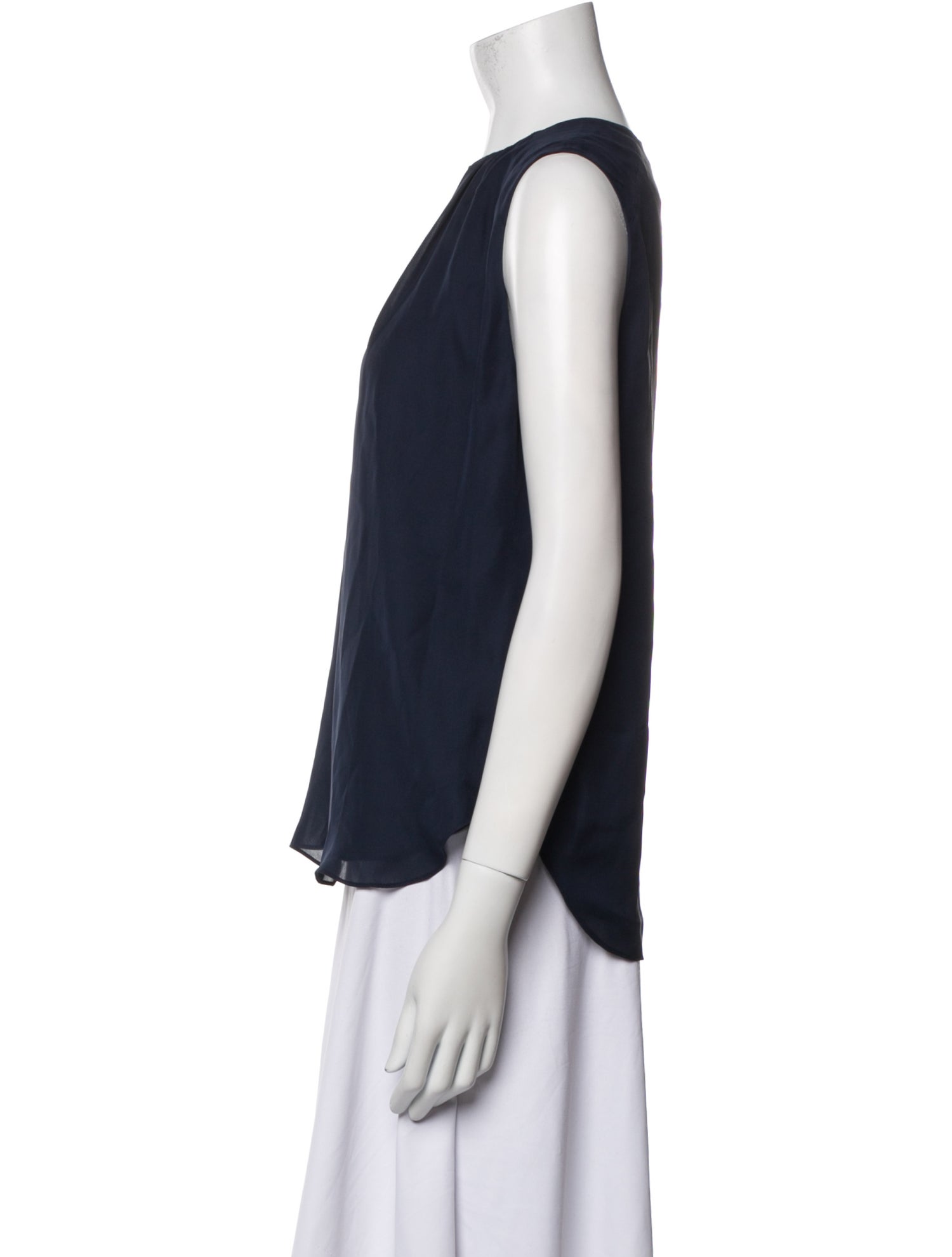 L'Agence Silk Crew Neck Blouse w/ Tags