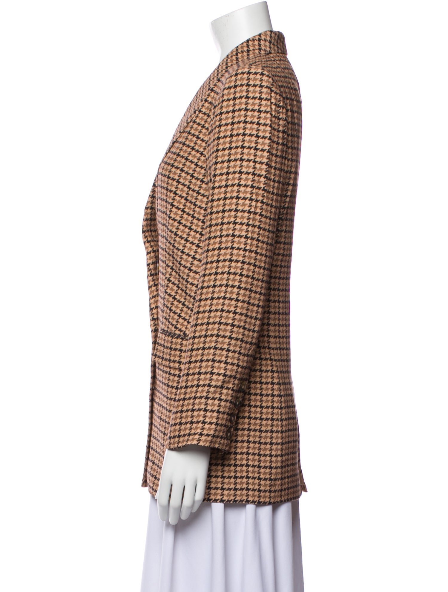 L'Agence Plaid Print Blazer