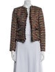 L'Agence Tweed Pattern Evening Jacket