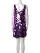 L'Agence Sequin Mini Dress
