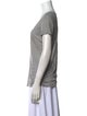 L'Agence Silk Scoop Neck T-Shirt