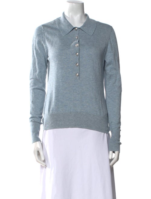 L'Agence Long Sleeve Polo