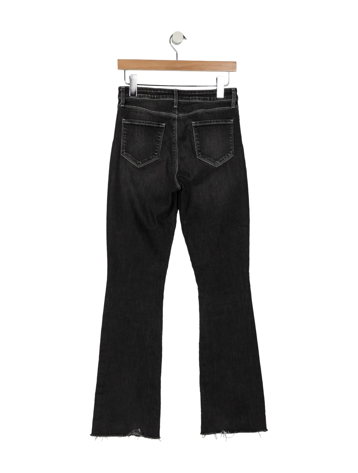 L'Agence Mid-Rise Wide Leg Jeans