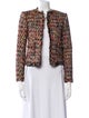 L'Agence Tweed Pattern Evening Jacket