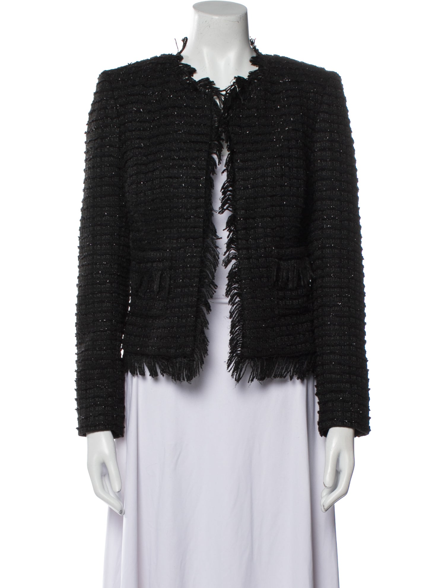 L'Agence Tweed Pattern Jacket