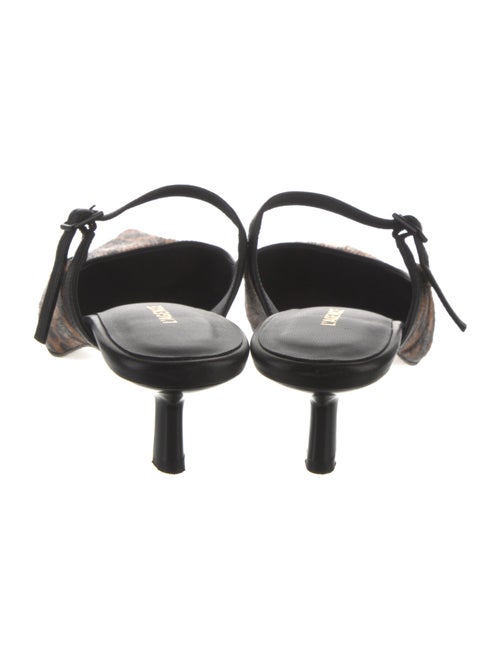 L'Agence Ponyhair Animal Print Mules