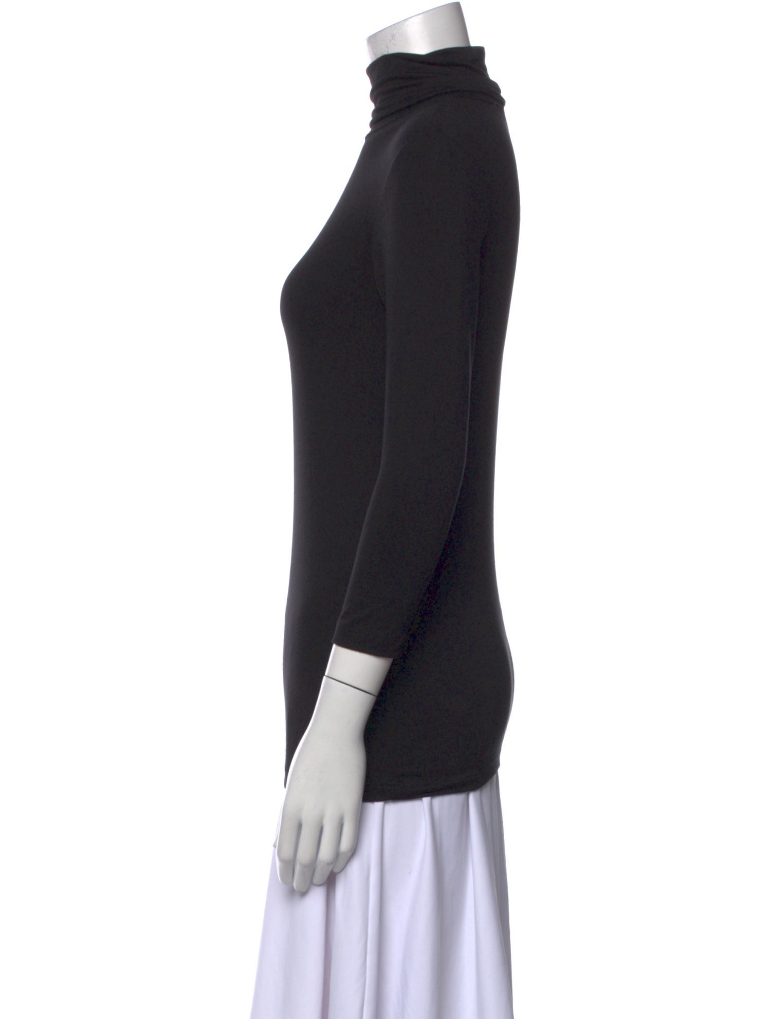 L'Agence Turtleneck Three-Quarter Sleeve Top w/ Tags