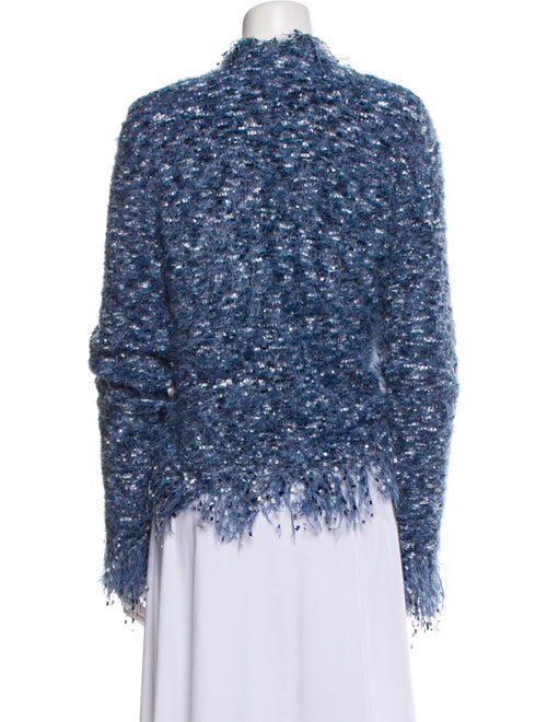 L'Agence Tweed Pattern Evening Jacket