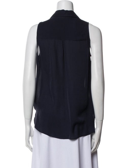 L'Agence Silk V-Neck Crop Top