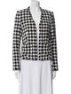 L'Agence Plaid Print Blazer