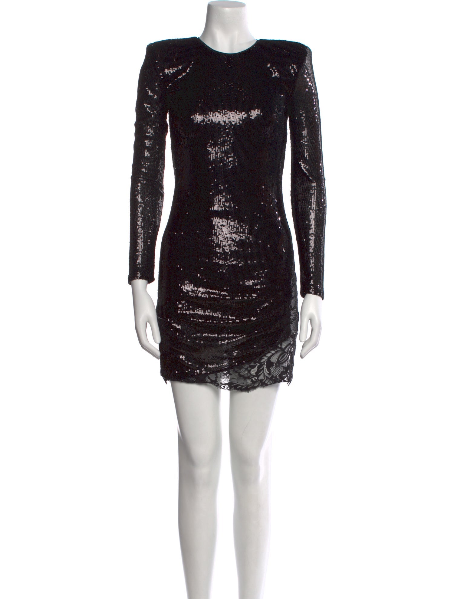 L'Agence Crew Neck Mini Dress