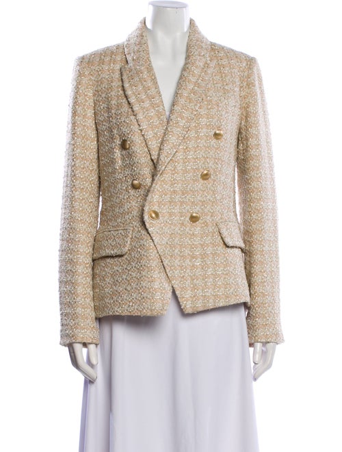 L'Agence Tweed Pattern Blazer