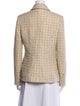 L'Agence Tweed Pattern Blazer