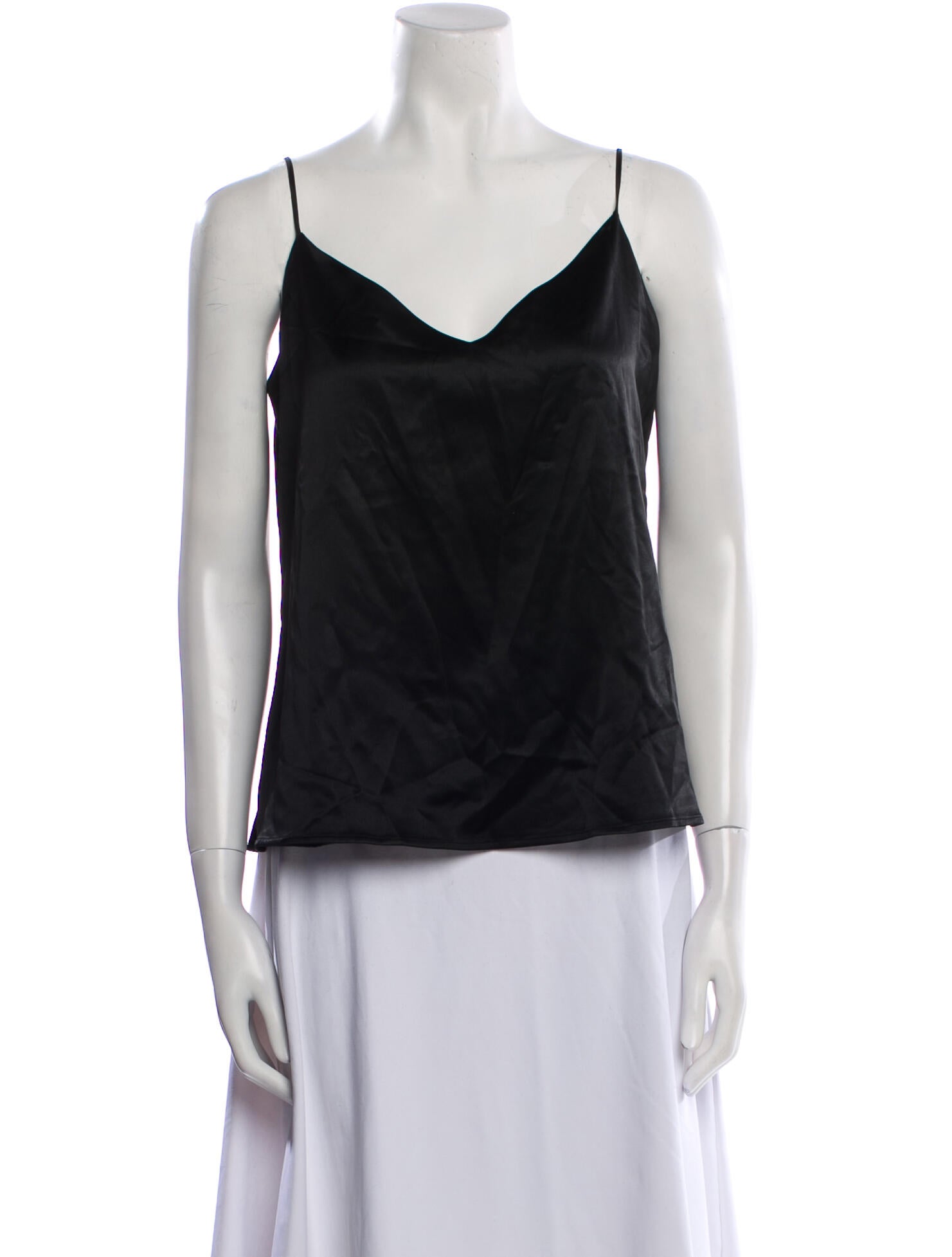 L'Agence V-Neck Sleeveless Top