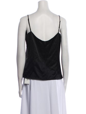 L'Agence V-Neck Sleeveless Top
