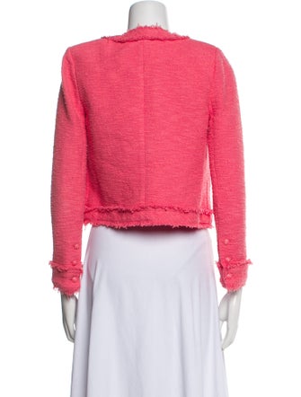 L'Agence Tweed Pattern Evening Jacket