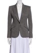 L'Agence Wool Printed Blazer