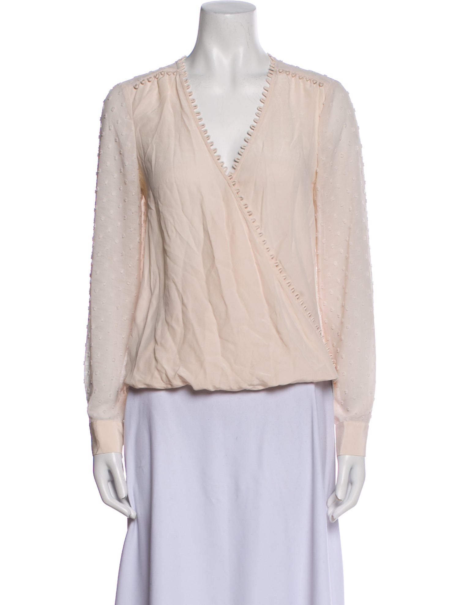 L'Agence Perry V-Neck Blouse