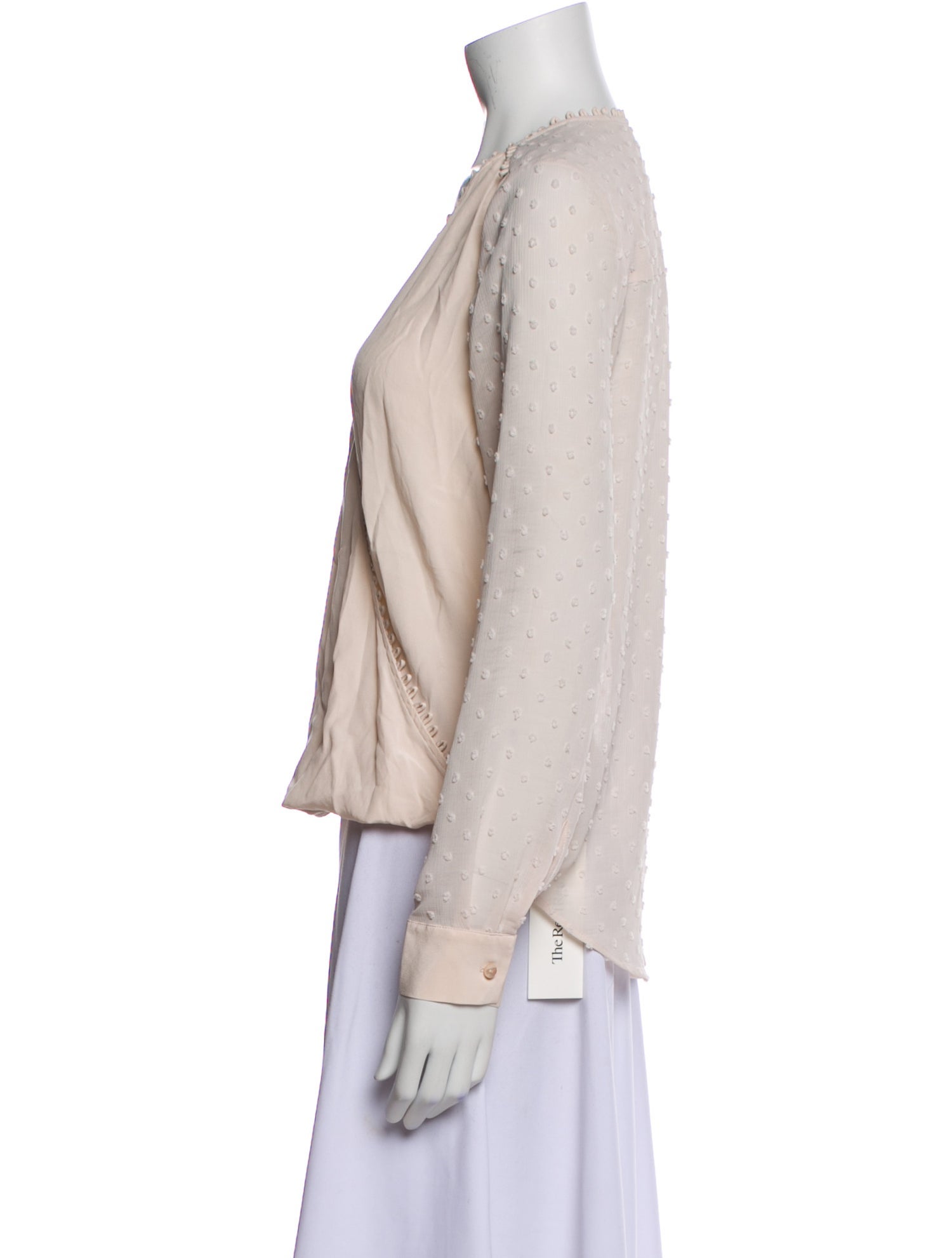 L'Agence Perry V-Neck Blouse