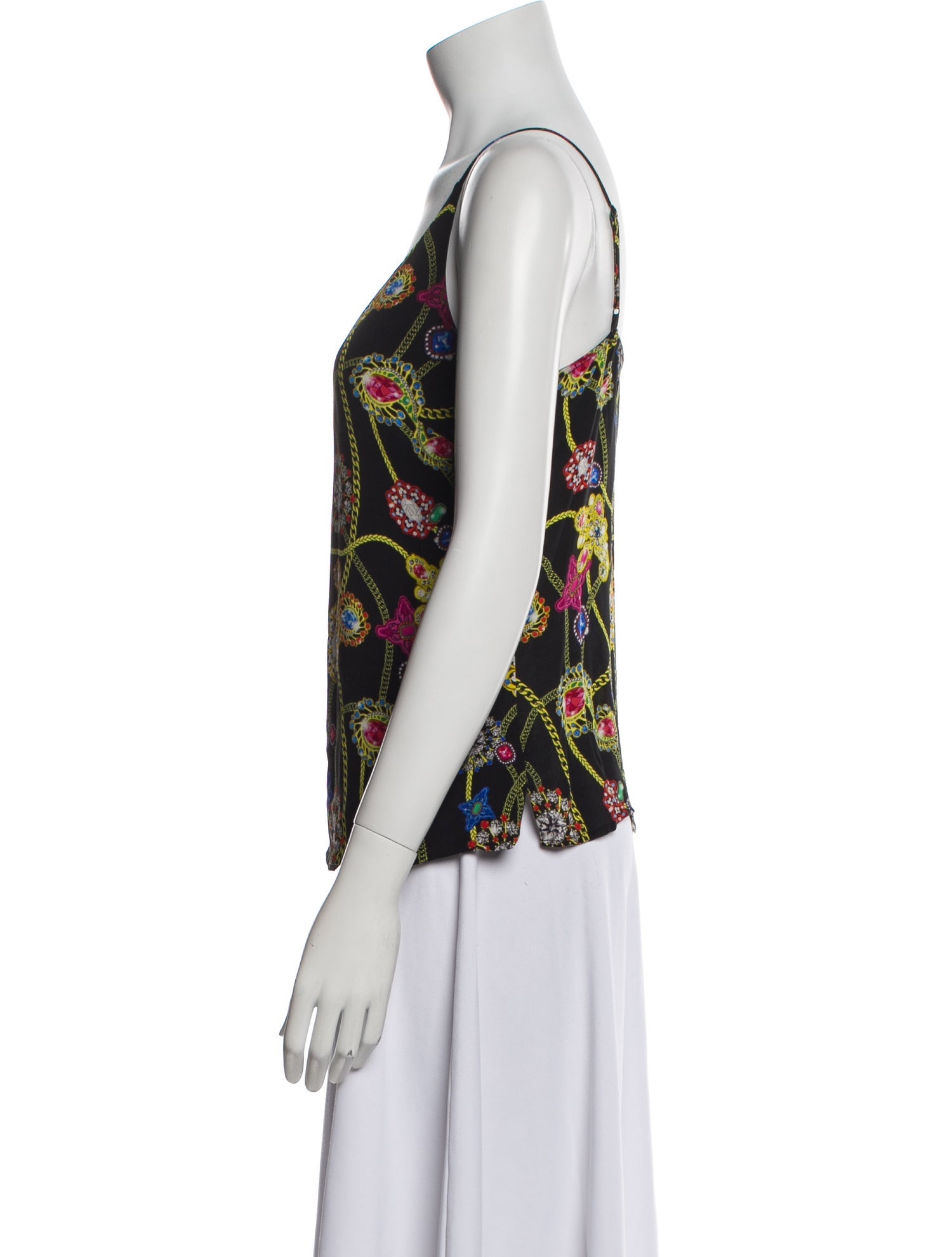 L'Agence Silk Printed Top