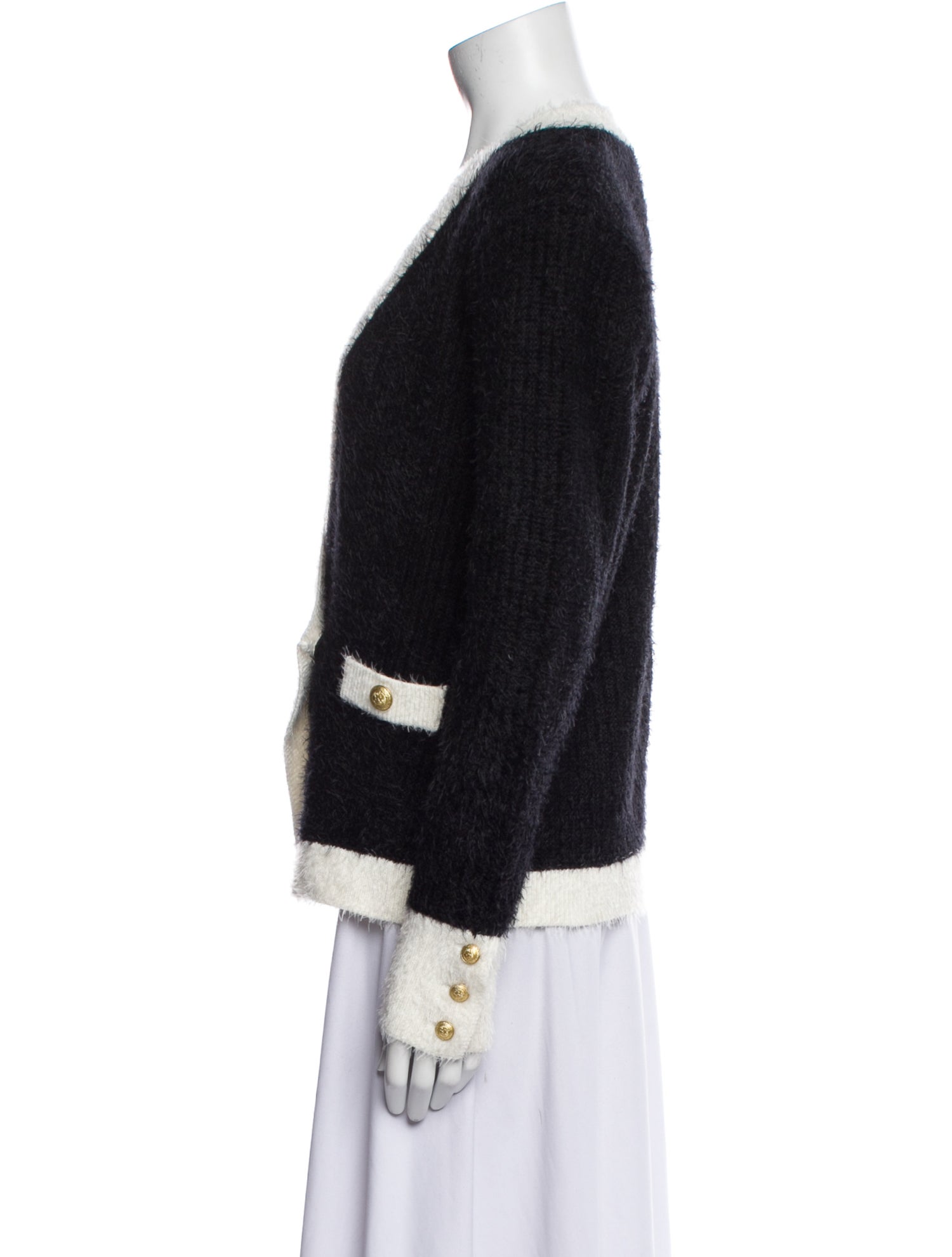 L'Agence Nylon Striped Blazer