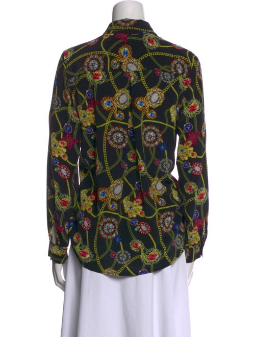 L'Agence Silk Printed Blouse