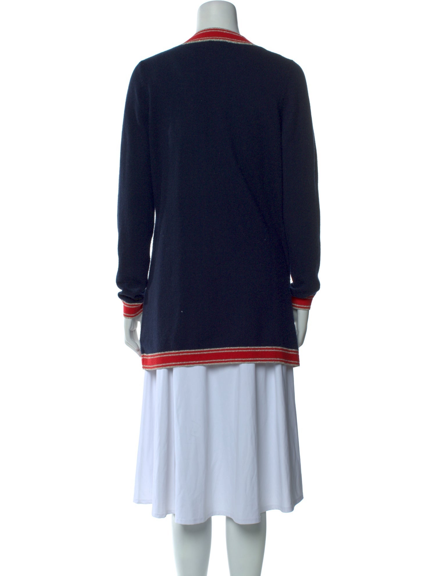 L'Agence Merino Wool V-Neck Sweater