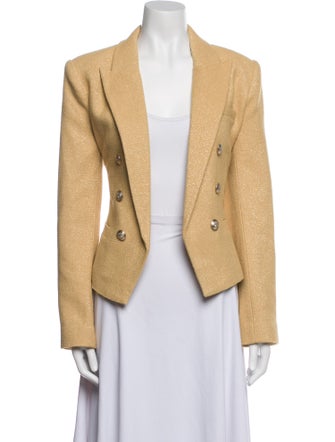 L'Agence Tweed Pattern Blazer