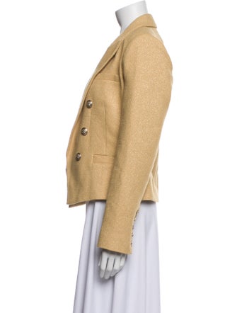 L'Agence Tweed Pattern Blazer