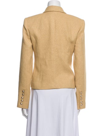 L'Agence Tweed Pattern Blazer