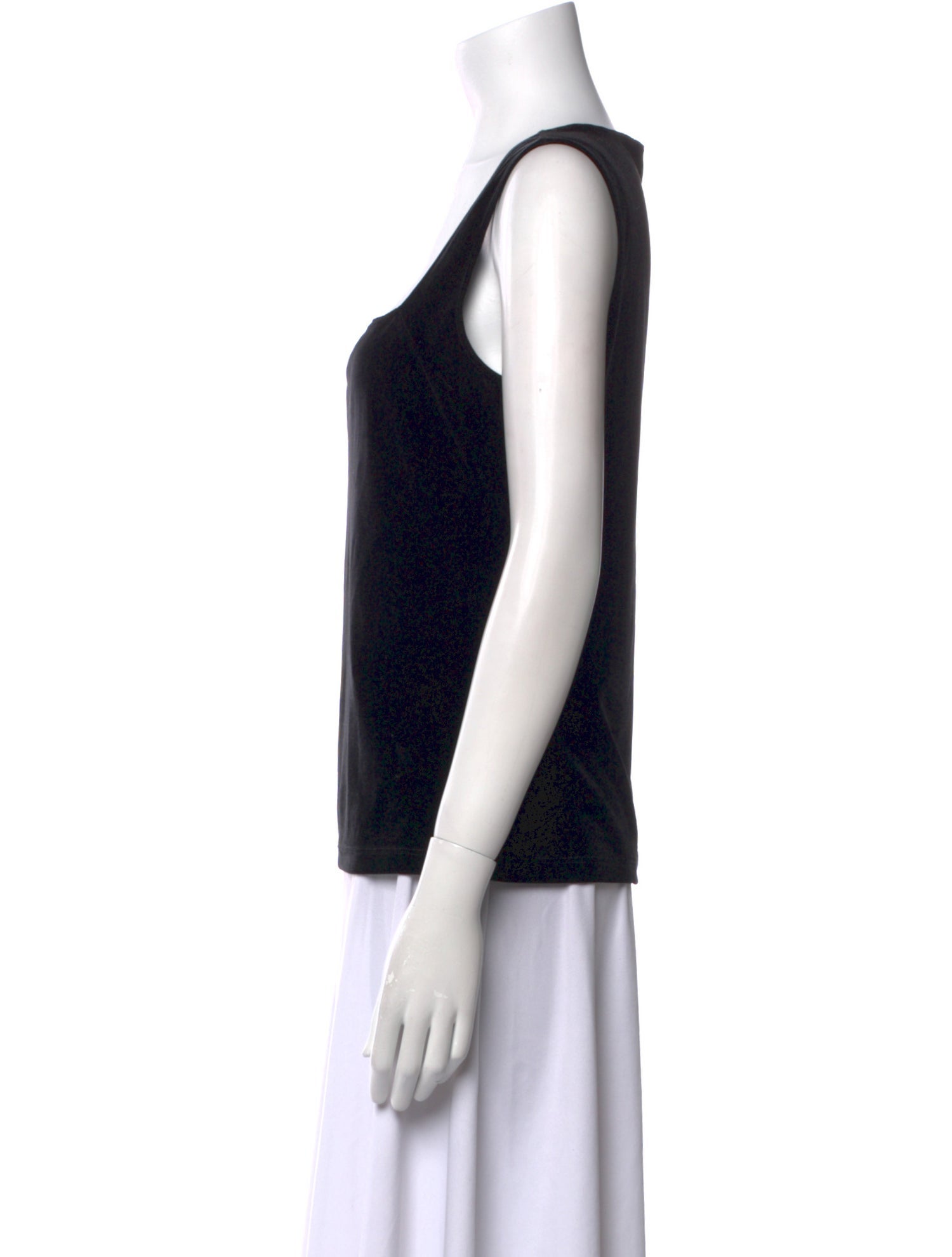 L'Agence Square Neckline Sleeveless Top