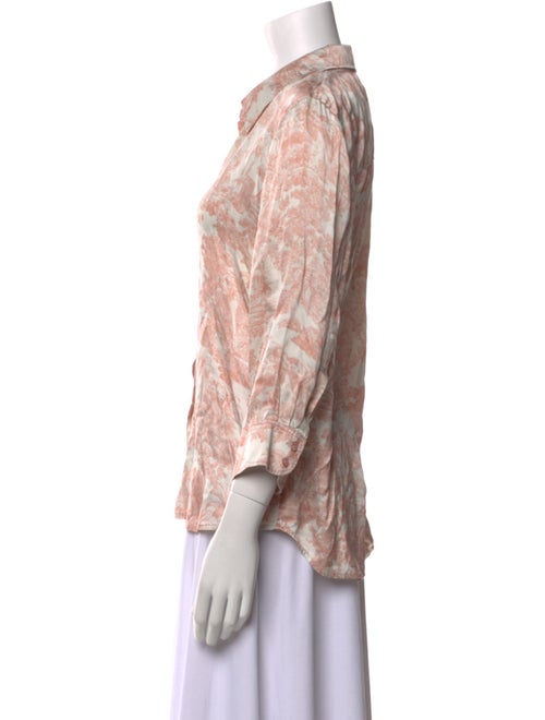 L'Agence Silk Printed Blouse
