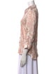 L'Agence Silk Printed Blouse