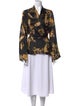 L'Agence Silk Printed Blouse