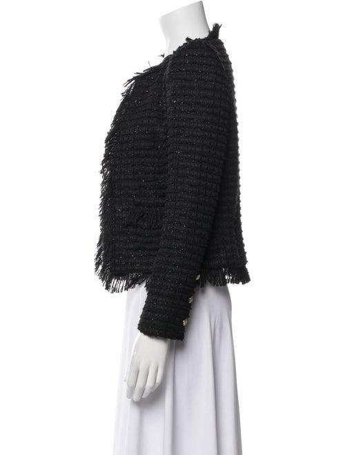 L'Agence Tweed Pattern Evening Jacket