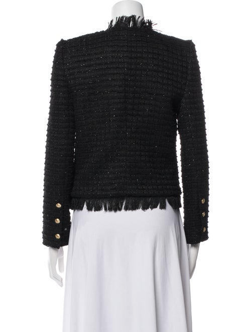 L'Agence Tweed Pattern Evening Jacket