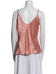 L'Agence Silk V-Neck Top
