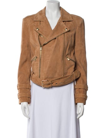 L'Agence Leather Biker Jacket