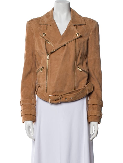L'Agence Leather Biker Jacket
