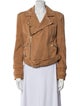 L'Agence Leather Biker Jacket