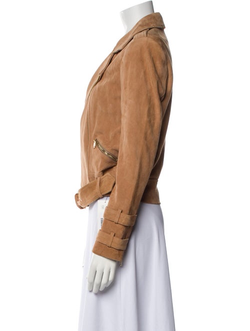 L'Agence Leather Biker Jacket