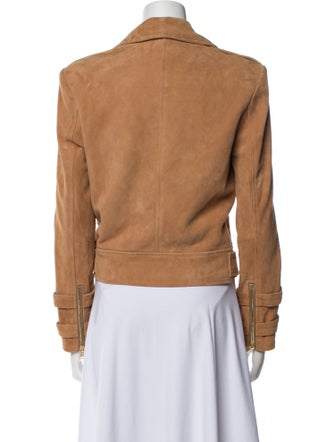 L'Agence Leather Biker Jacket