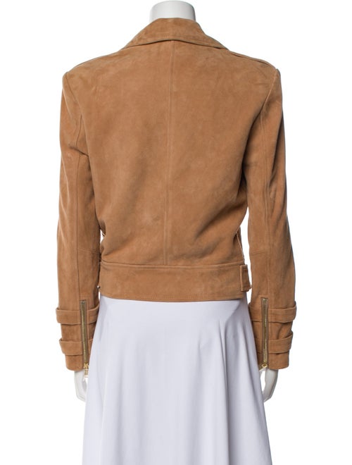 L'Agence Leather Biker Jacket