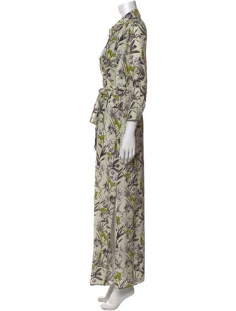 L'Agence Silk Long Dress