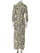 L'Agence Silk Long Dress
