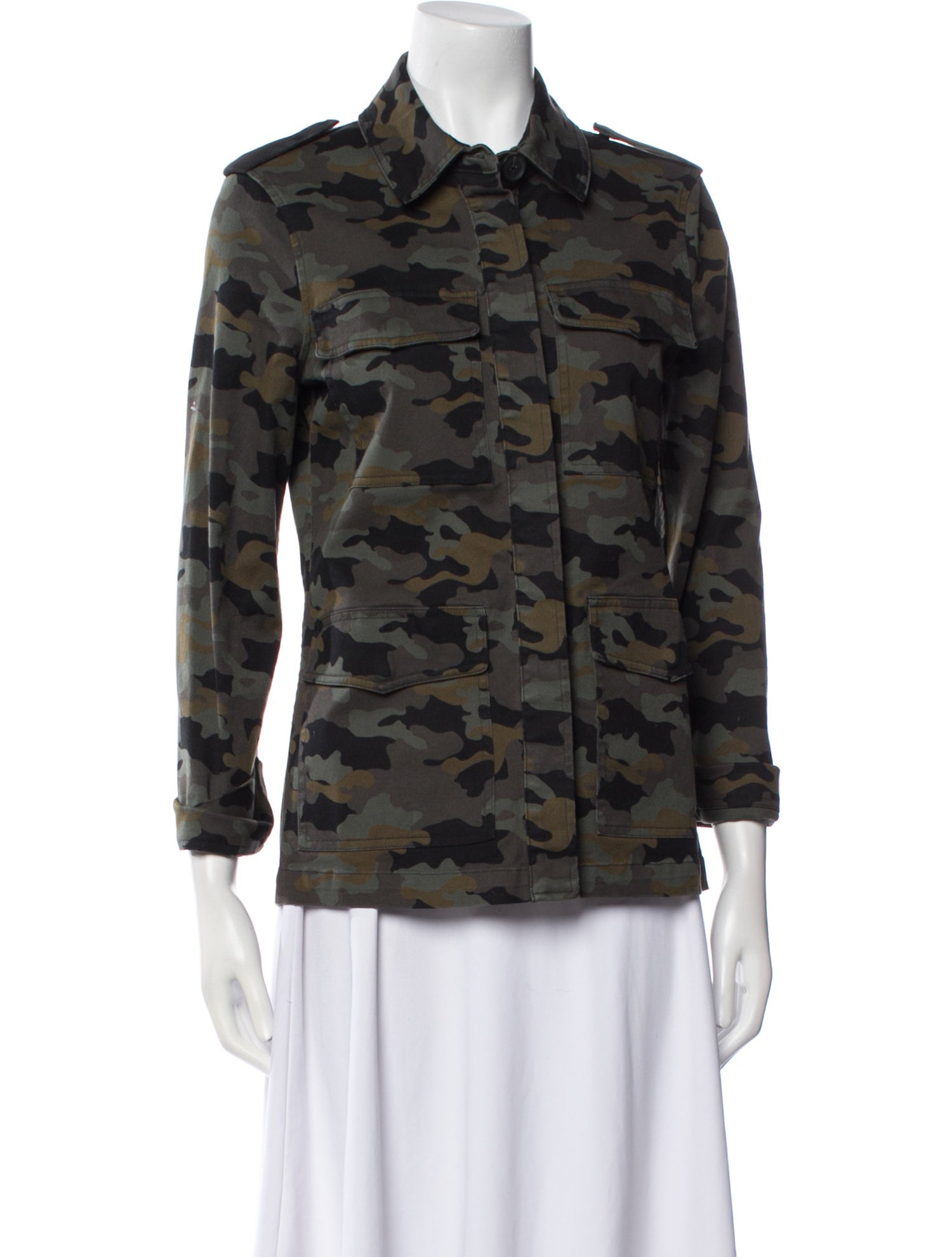 L'Agence Printed Utility Jacket