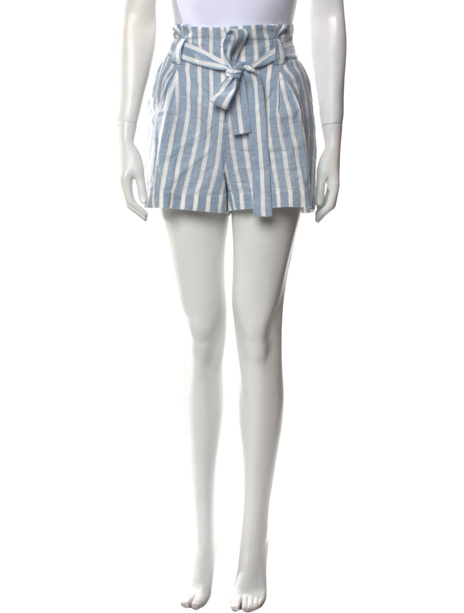 L'Agence Linen Mini Shorts