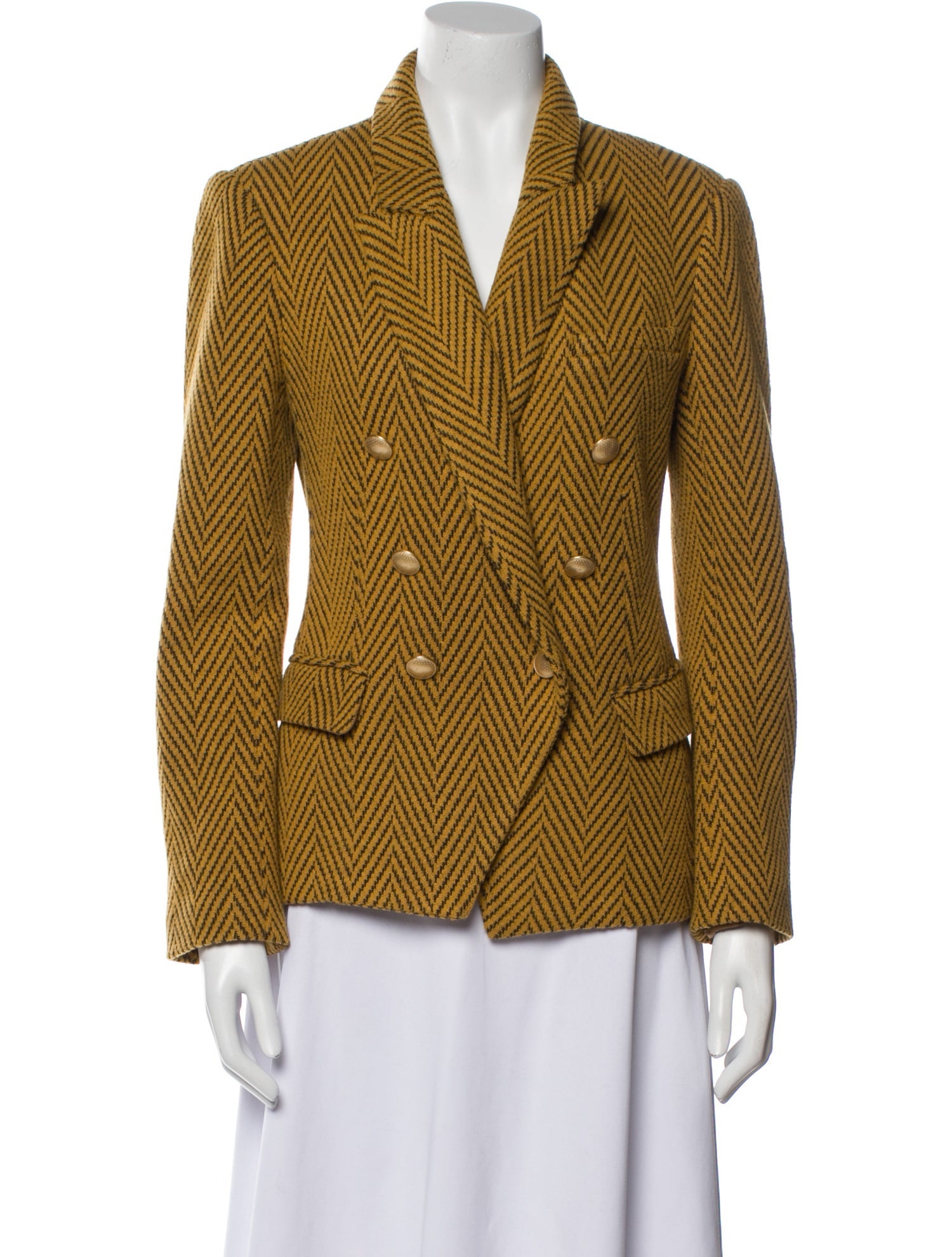 L'Agence Striped Blazer