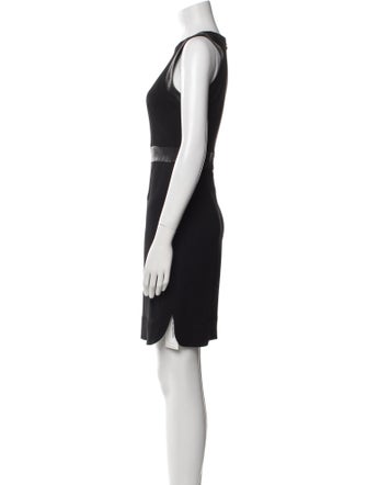 L'Agence Crew Neck Mini Dress